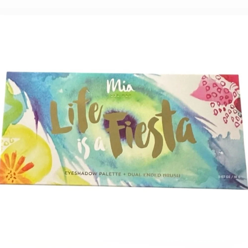 Mia DelMar Life Is a Fiesta Eyeshadow Palette New